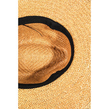 Load image into Gallery viewer, Straw Studded Tassel Hat
