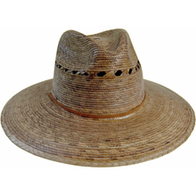Load image into Gallery viewer, Brown Palma Hat w/ Pull Springs
