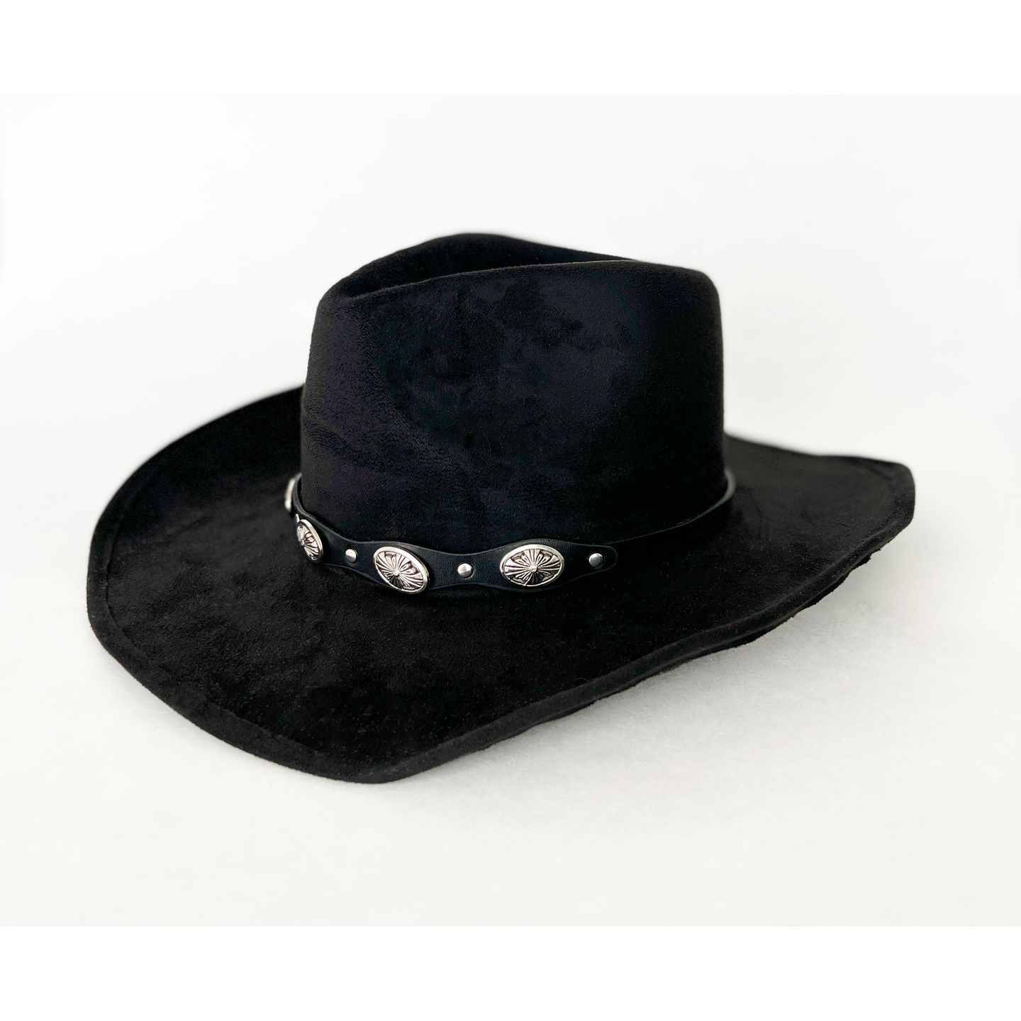 Cowboy Studded/Buckle Band Hat