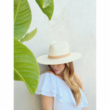 Load image into Gallery viewer, Natural Palma Leather Strap Hat
