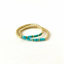 Load image into Gallery viewer, Turquoise Disc Bracelet
